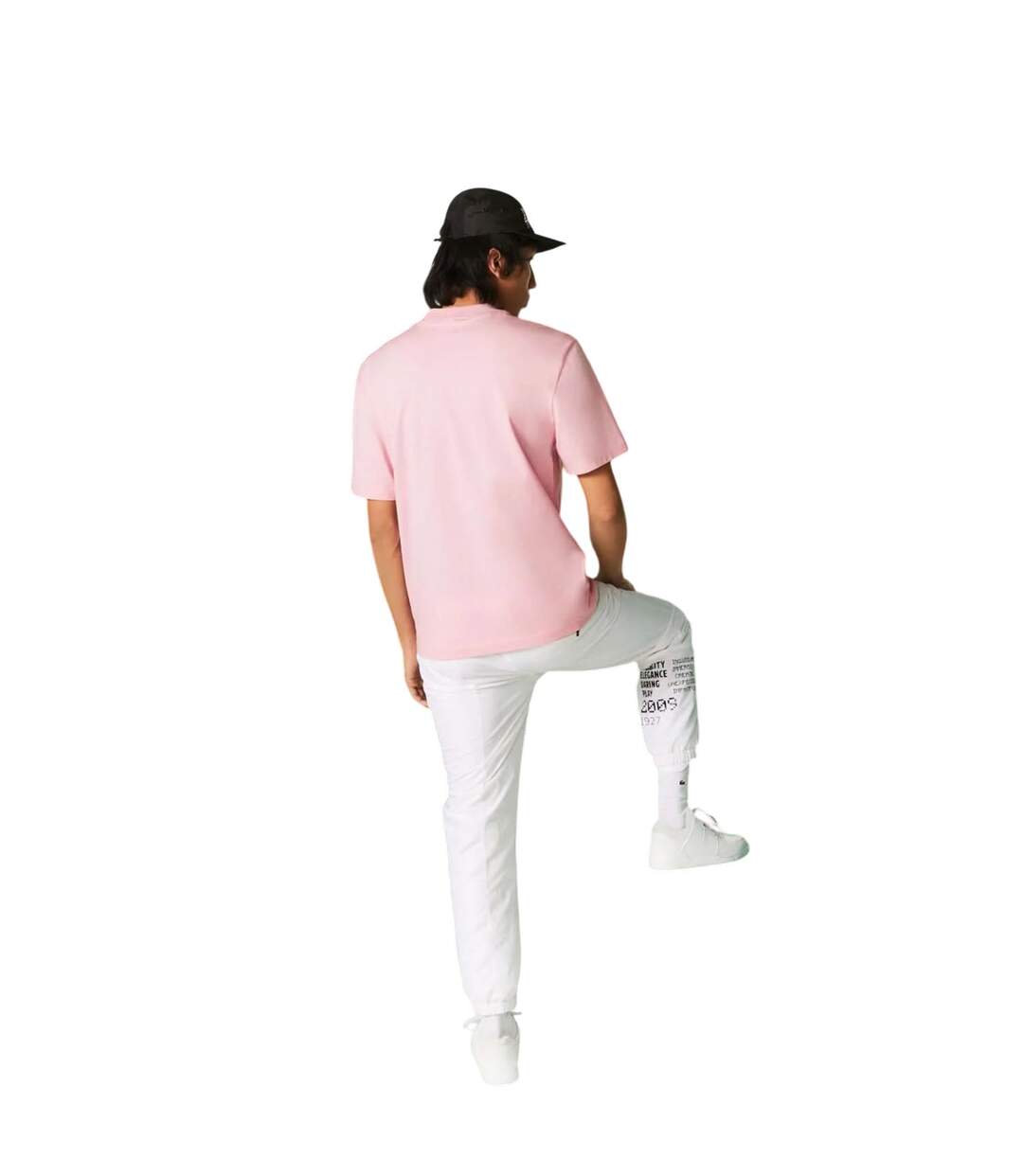 Unisex adult minecraft t-shirt pink Lacoste-2