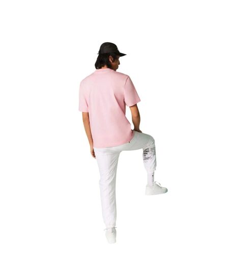 Unisex adult minecraft t-shirt pink Lacoste