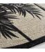 Tapis Rond Imprimé Tropic Nature 120cm Naturel-2