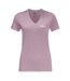 T-shirt Crosstrail Femme Corail Clair Jack Wolfskin-1