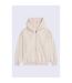Womens/ladies Idol Full Zip Hoodie Cream Animal-1