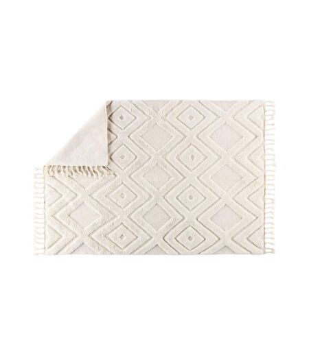 Tapis Déco en Laine Dahlia 300x400cm Blanc