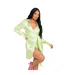 Robe Portefeuille Femme Citron Vert Missy Empire-1