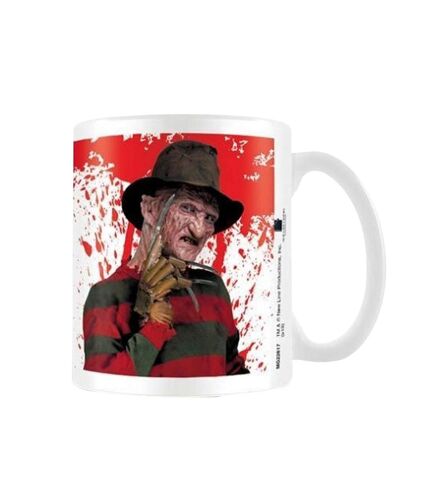 Nightmare On Elm Street - Mug (Blanc / Rouge) (Taille unique) - UTPM2723