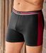 Pack of 2 Men's Stretchy Boxer Shorts - Anthracite Burgundy 