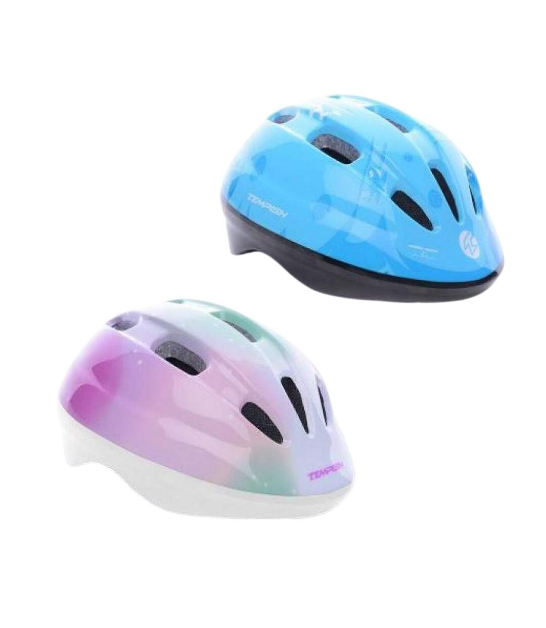 Casque De Vélo Raybow Enfant 47 Cm-49 Cm Bleu Rose Tempish-1