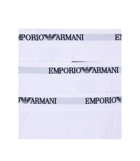 Lot De 3  Sous-vêtements Motif/style Logo Core Homme Blanc Emporio Armani