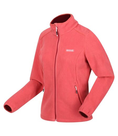 Womens/ladies Floreo Iv Full Zip Fleece Jacket Mineral Red Regatta