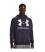 Sweat À Capuche Entraînement Style Gros Logo Rival Homme Violet Clair Under Armour-1