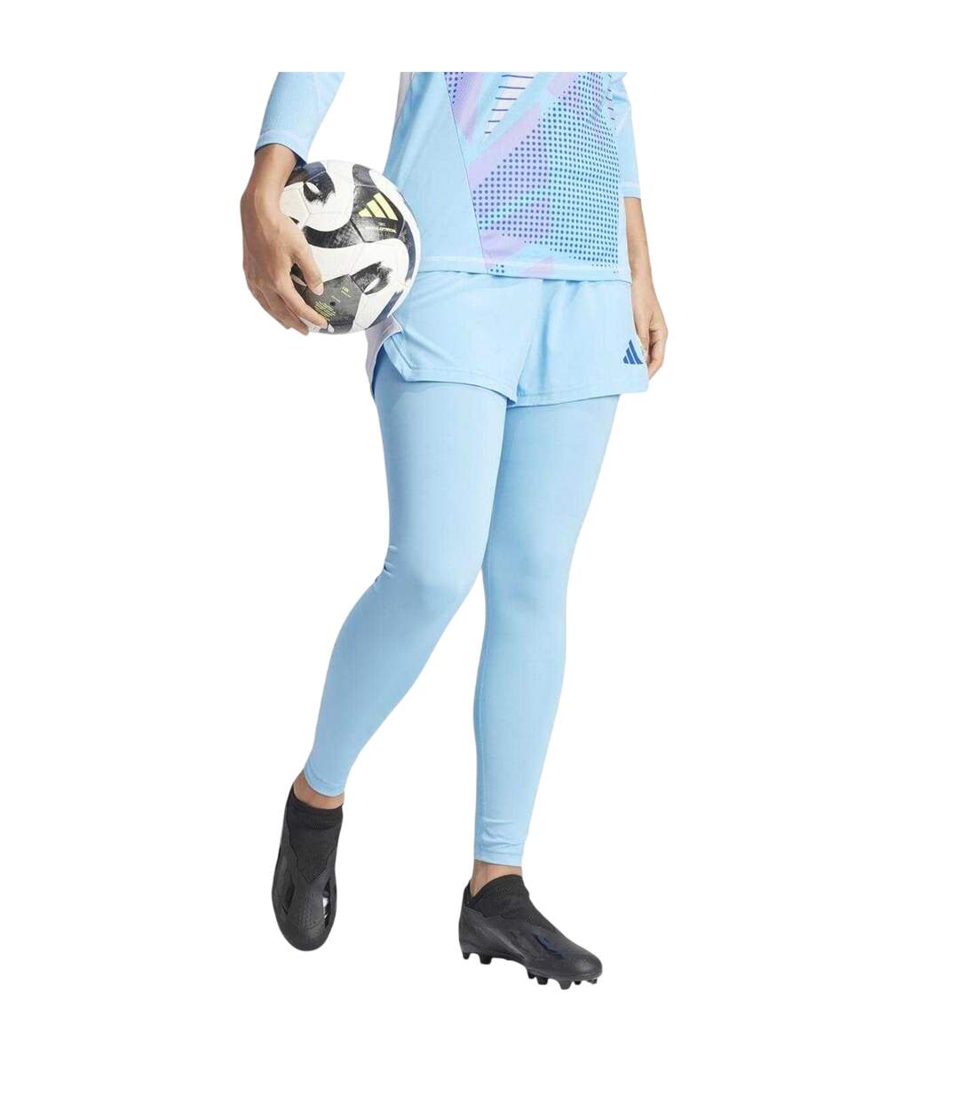 Ensemble Legging Motif/style À Motifs Adulte Bleu Adidas-3
