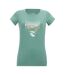 T-shirt Breezed Femme Turquoise Pastel Regatta-2