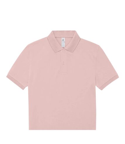 Mens my polo shirt blush pink B&C