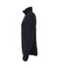 Womens/ladies Basic Polar Fleece Jacket Black Clique-3