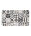 Tapis Imprimé Gaston 45x75cm Gris & Blanc-1