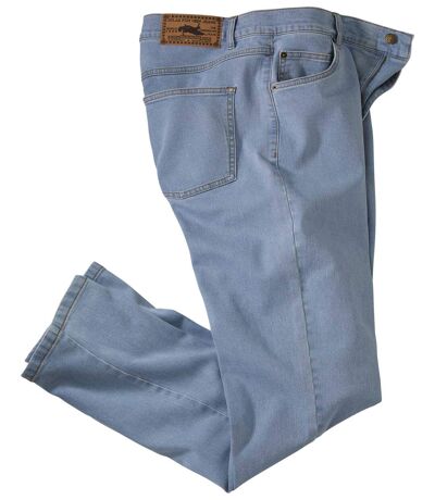 Men's Light Blue Stretch Jeans