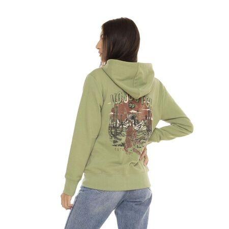 Sweat zippé à capuche femme avec print Desert Vondutch