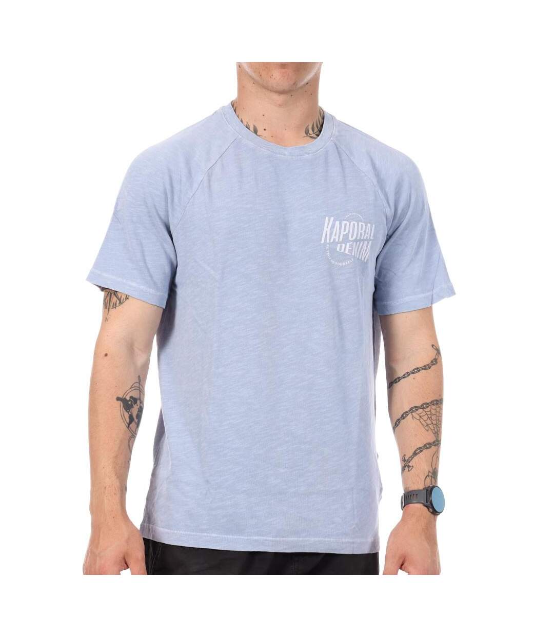 T-Shirt bleu homme kaporal jeale-1