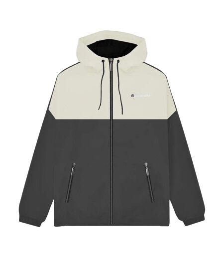 Mens Ss26 Contrast Panel Jacket Iron Silver Lambretta