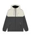 Mens Ss26 Contrast Panel Jacket Iron Silver Lambretta-1