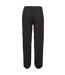 Unisex adult premium jogging bottoms black Fruit of the Loom