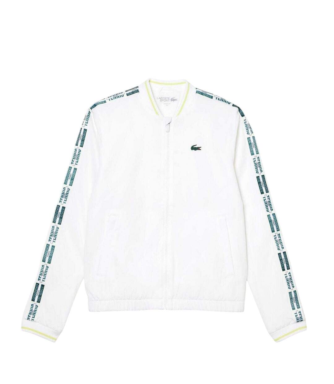 Haut Motif/style Lettrage Femme Blanc Lacoste-2