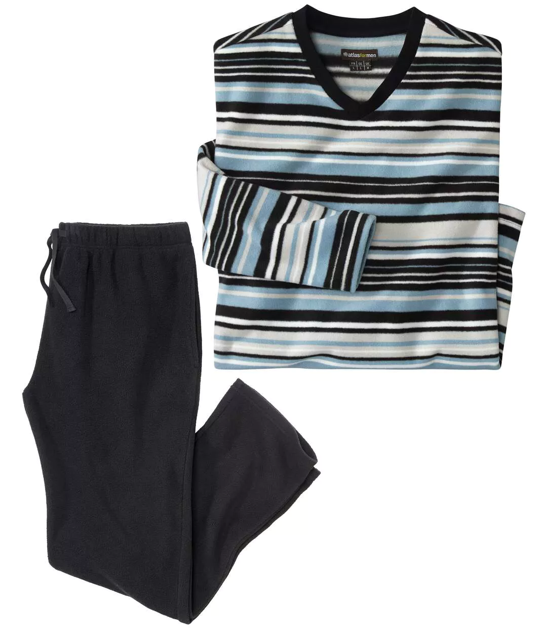 Pyjama Micropolaire Rayé | Atlas For Men