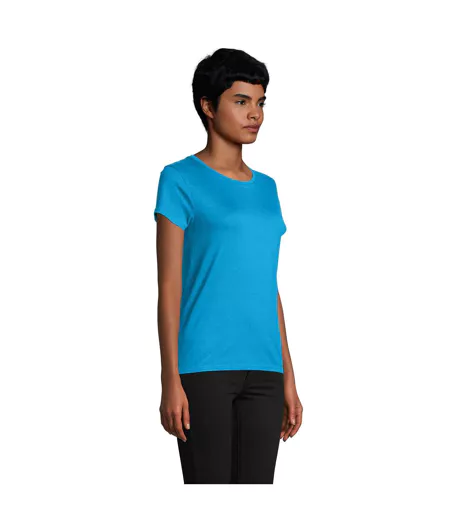 T-shirt Pioneer Femme Turquoise Pâle SOLS