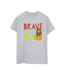 Disney Womens/Ladies The Lion King Brave Like Dad Cotton Boyfriend T-Shirt (Gris sportif) - UTBI29570-1
