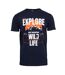 T-shirt marine homme best mountain 2008 - l-1