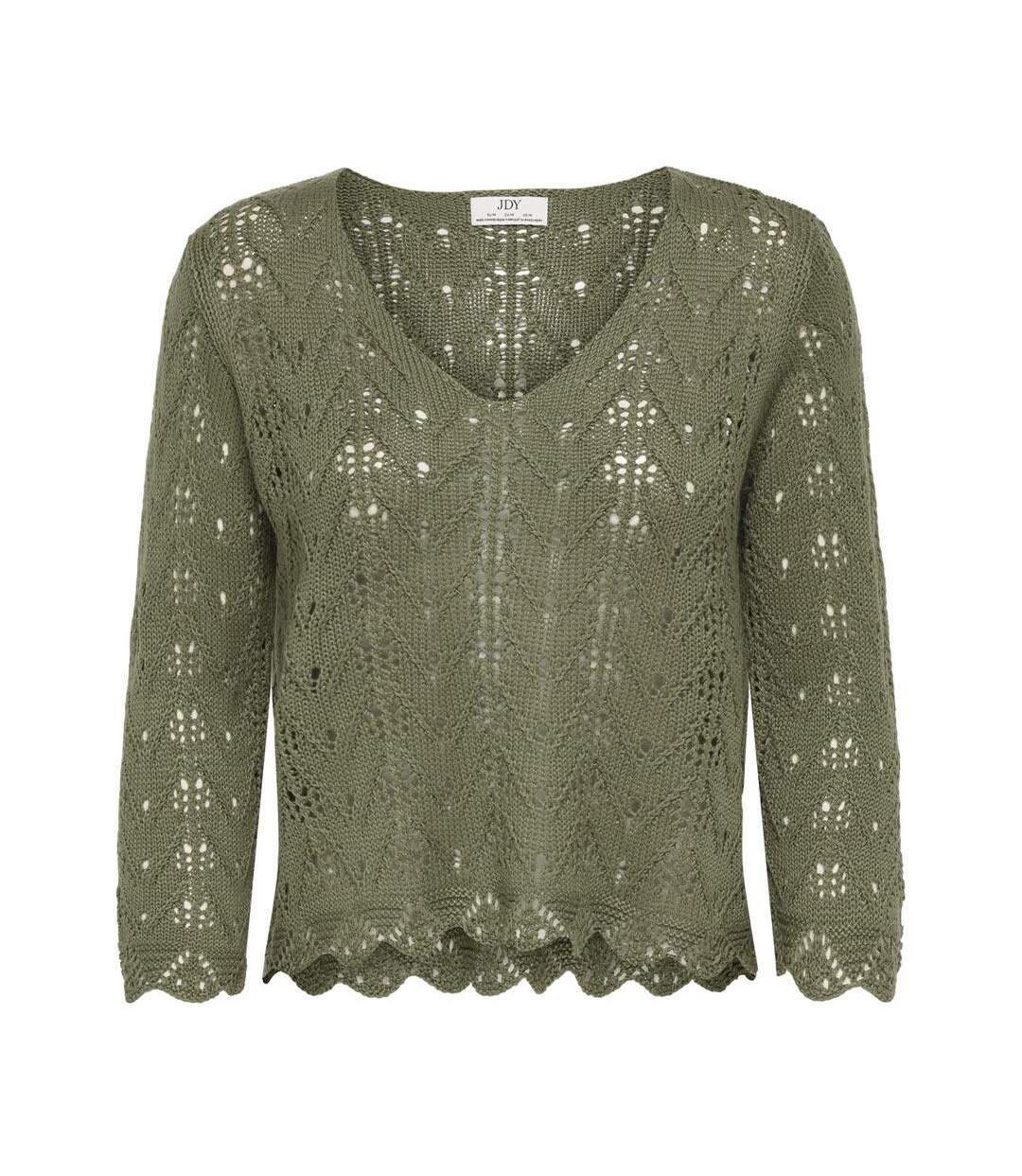 Pull kaki femme jdy susi 3/4-1