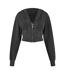 Sweat Court À Capuche Jeanius Femme Noir Good American-2