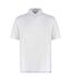 Polo homme blanc Kustom Kit-1