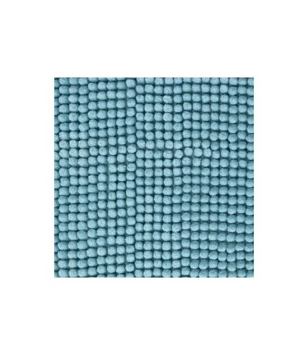 Tapis de Salle de Bain Chenille 50x80cm Bleu Arctique