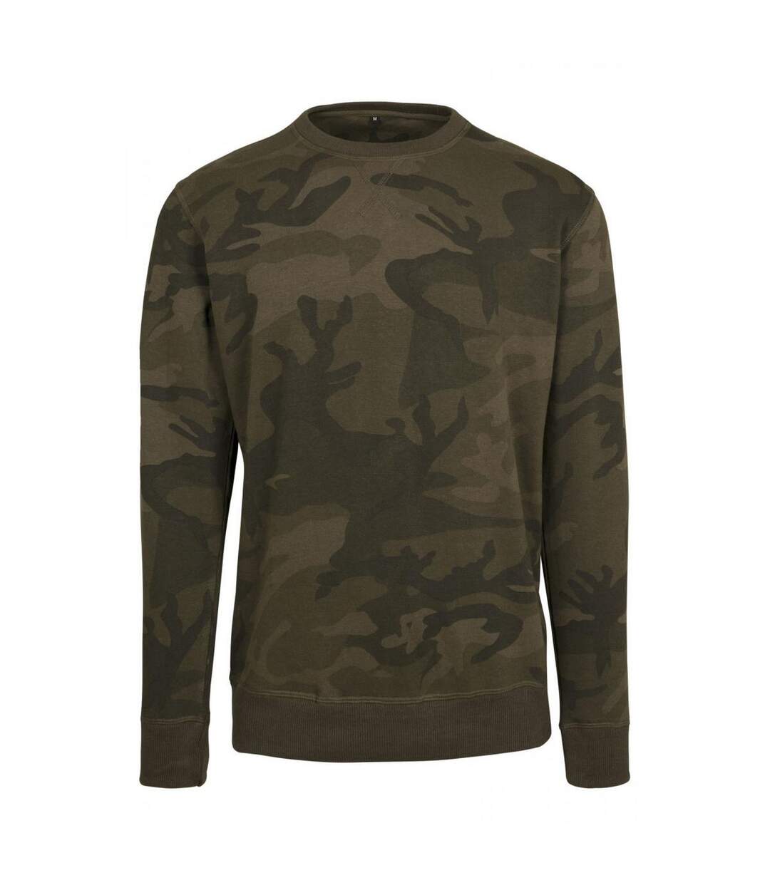 Sweat Motif/style Camouflage Homme Vert Camouflage Build Your Brand-1