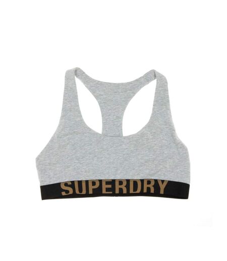 Brassière Gris Femme Superdry Bralette - L