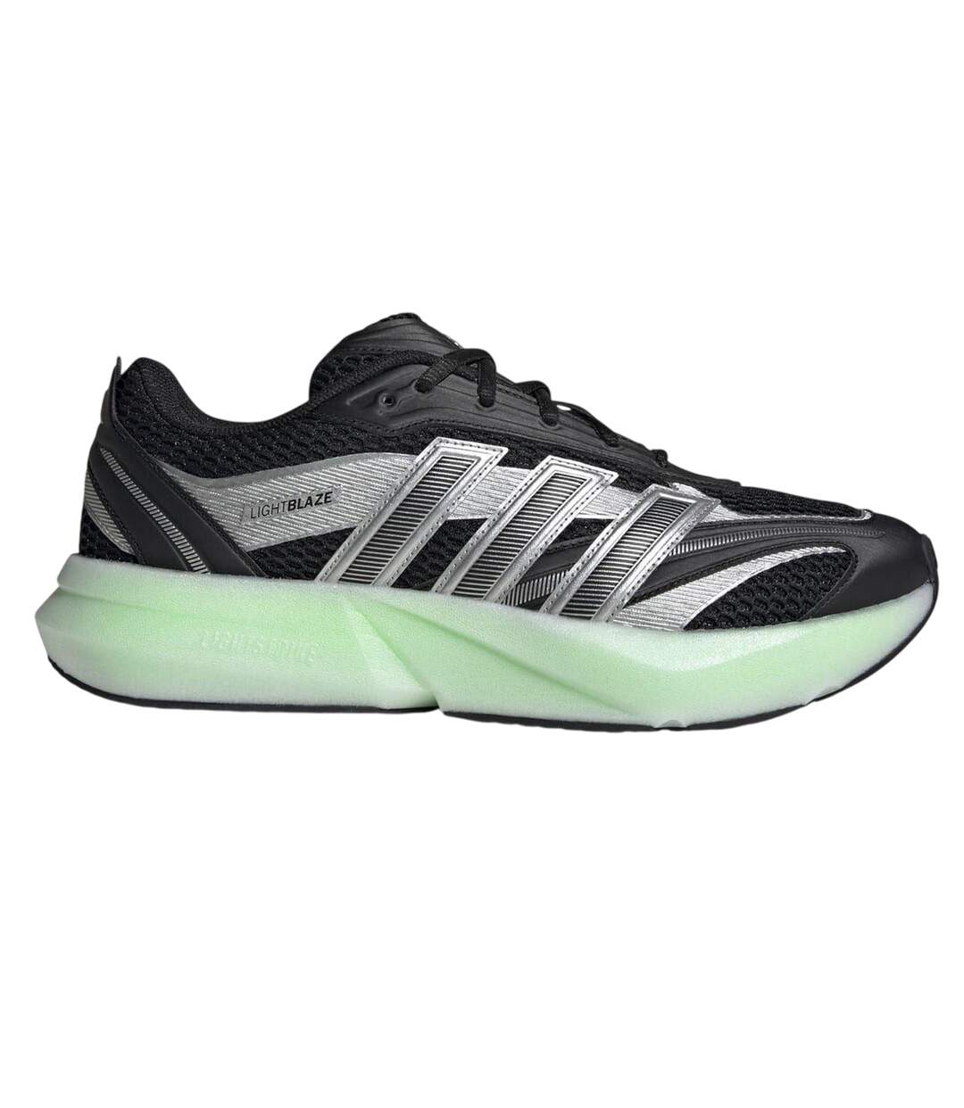 Baskets Motif/style Brille Lightblaze Homme Noir Argenté Vert Clair Vif Adidas-1