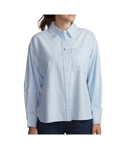 Chemise rayures bleu femme tbs oxygene