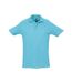 SOLS Mens Spring II Short Sleeve Heavyweight Polo Shirt (Blue Atoll) - UTPC320