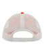 Casquette trucker rapper orange / blanc Atlantis-2