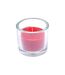 Bougie Verrine Parfumée Essentiel 9cm Fruits Rouges