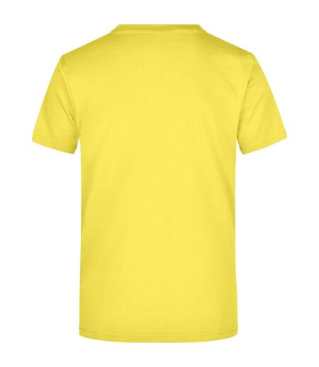 T-shirt Adulte Jaune James And Nicholson