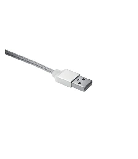 Rizo keyring charging cable one size silver MidOcean