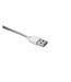 Rizo keyring charging cable one size silver MidOcean-2