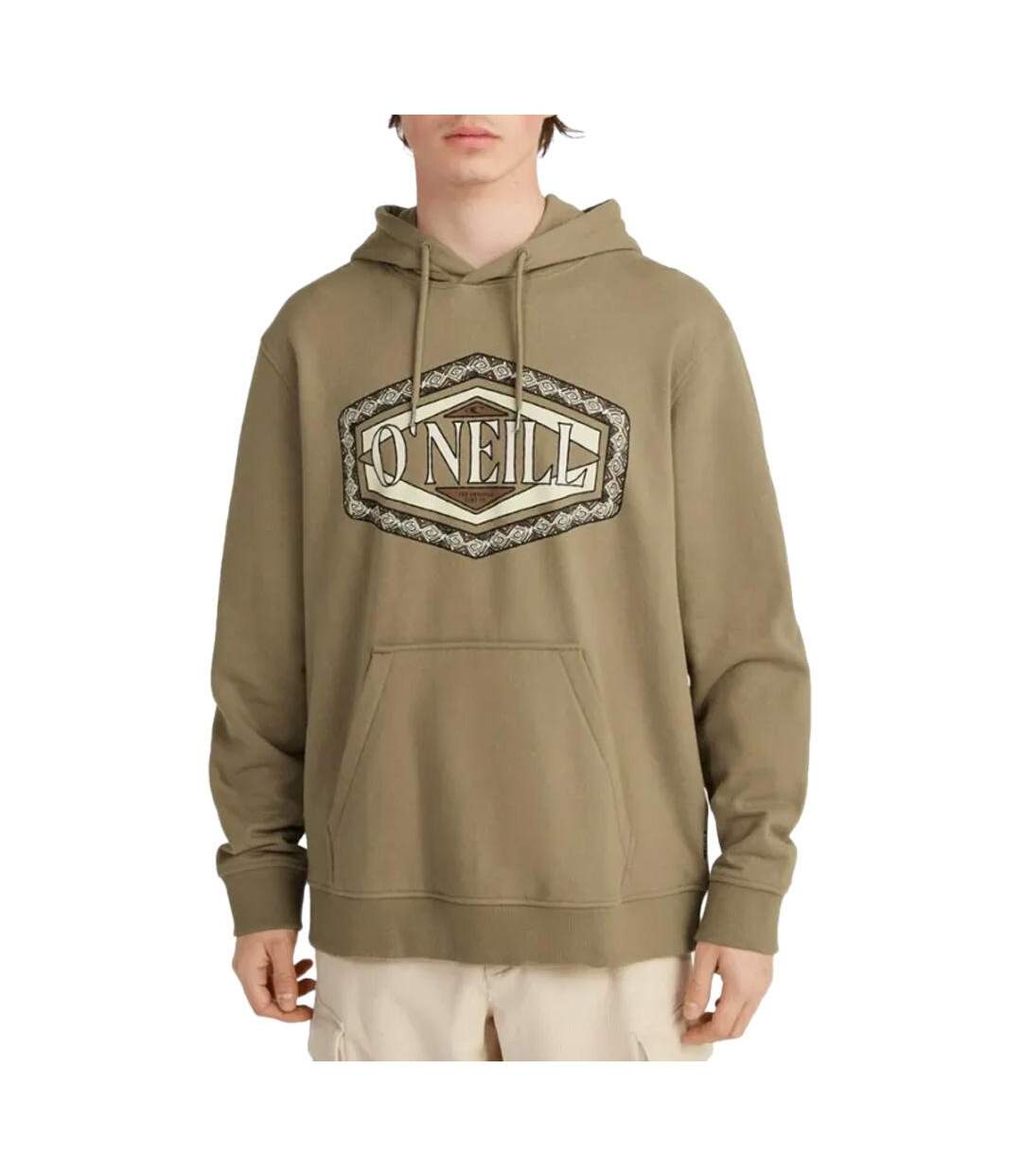 Sweat marron homme o'neill front-1