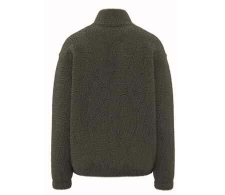 Sweat-shirt 1/4 zip - Unisexe - PATS403 - vert kaki
