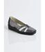 Mocassins compensés souples largeur confort cuir-1