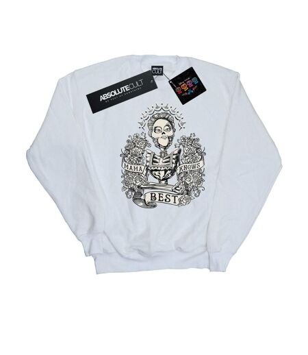 Disney - Sweat COCO MAMA KNOWS BEST - Femme (Blanc) - UTBI12194