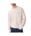 Sweat beige homme calvin klein jeans eu ls cotton relaxed-1