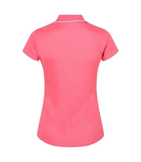 Polo Manches Courtes Maverick Femme Rose Tropical Regatta