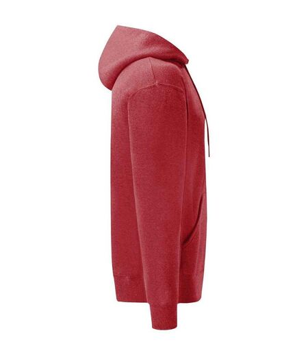 Fruit of the Loom Mens Classic Heather Hoodie (Heather Red)